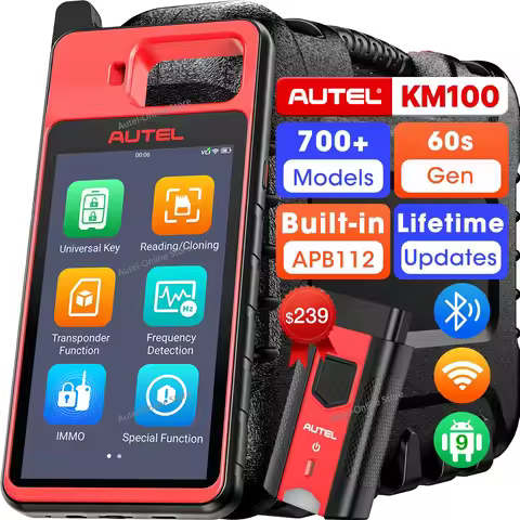 Autel MaxiIM KM100X KM100 Key Programming Immobilizer Tools Key Programmer 2PCS Autel IKEY 60s Key G