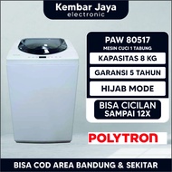 Mesin cuci 1 Tabung 8,5 KG Polytron PAW 80517