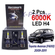 🔥PROMO🔥 Toyota Avanza H4 Car LED Headlamp LED Headlight Bulb 2Pcs 4300K 6000K xpower Recomark