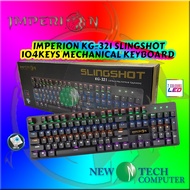IMPERION KG-321 SLINGSHOT MECHNICAL 7 LED 104 KEYS USB GAMING KEYBOARD (BLUE SWITCH) DESKTOP/LAPTOP