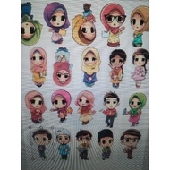 20pcs Topper cupcake guru mix lelaki perempuan