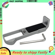 Multi-Functional Base Plate Quick Release L Plate Hand Grip for  G7X3 G7X2 Cameras Silver