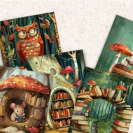 Retro 32pcs Planner Themed Postcards, Thick Cardstock, HD Print, Decorative Stickers, Collectible & 