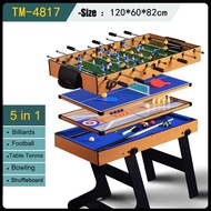 1.2M foosball table / 4 in 1 folding football machine / multi-function pool table/adult children soc
