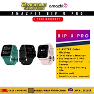 AMAZFIT Bip U Pro [ 1.43" Full Color TFT Display I Blood-oxygen Measurement I  5 ATM I  BioTracker 2