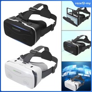 [RazecaMY] VR Headset for Phone 3D VR Glasses Support 4.7-7.2" Smartphones Wide Angle Soft 3D Headse