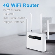 4G SIM  wifi router 4G lte cpe 300m CAT4 32 wifi ers RJ45 WAN LAN indoor wireless modem Hotspot dongle