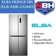 (EMR-G5244D(SV)) ELBA ITALY  520L 4-DOOR REFRIGERATOR