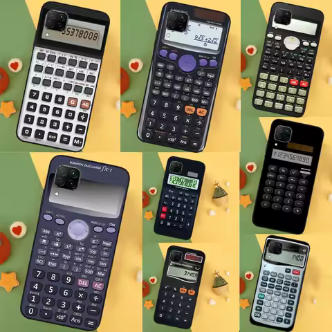 Retro Calculator Case For Huawei P20 P30 P40 Lite Nova 11 Pro 9 10 SE 3i 7i 11i 5T Y60 Y61 Y90 Y91 Y