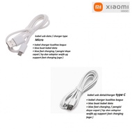 (white) Usb C & micro charger cable xiaomi note 7 (M1901F7G / M1901F7H / M1901F7I) - note 7 PRO (M19