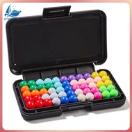 [gouyu77.vn] 200 Challenges IQ 3D Puzzle Board Game Classic Pyramid Plate Pearl Logical Mind for Chi