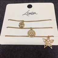 Lovisa Gold Butterfly Anklet/Bracelet