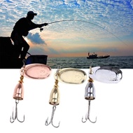 Mon Fishing Spinner Baits Spinner Fishing Lures with Triple Hook Artificial Baits