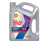 New Engine Oil 2026 Shell helix HX8 5w-40 FULLY SYNTHETIC 5W40 Gasoline 4 Liters Broken