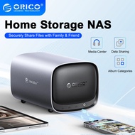 ORICO Dual bay NAS MetaCube Household Storage for 3.5" HDD M.2 NVMe SSD Network Nas Server Storage R