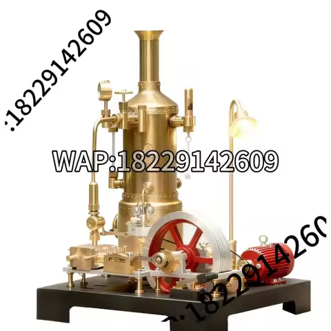 Stationary Mill Steam Engine Model Kit Startable CNC Processing SE-03 Steam Engine Model with Boiler