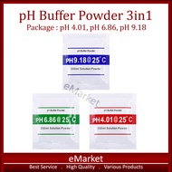 pH Buffer Kalibrasi / Bubuk pH Meter 4.01 6.86 9.18