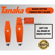 Tanaka 12" 14" Brush Cutter Metal Blade(Orange) | Mata Mesin Rumput (Oren) 100% Original