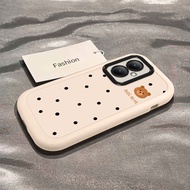 2026 New Style Suitable for VIVOY35M+Shell Polka Dot Bear y33e31S Cute 30 Creative 20 Silicone Y7Y5S