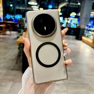 MagicV5膚感磨砂磁吸折疊殼-透黑色 榮耀Magic V5