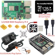 2/4/8GB Raspberry Pi 4 Starter Kit with Power Switch Line/ Charger Adapter/ 9 Layers Case with Cooli