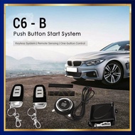 Push Start Ignition Car Keyless Entry with Remote Control C6-B