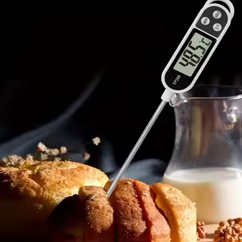TP300 Probe Food Thermometer Electronic Display Accurate Digital Food Thermometer Stainless Steel Lo