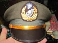 眷村-早期公發金屬帽花-海軍陸戰隊尉級大盤帽-1711181071