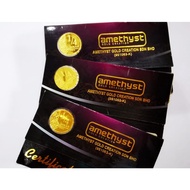 [READY STOCK] Amethyst Gold Coin / Gold Bar 1.06g (999.9)