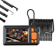 【NEW】1080p Borescope อุตสาหกรรม - กล้องตรวจสอบ HD 4.3 นิ้วพร้อมเลนส์กันน้ำ IP67 8 มม