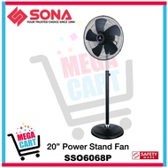 Sona Power Oscillator Stand Fan SSO6068P SSO 6068P (5 Years Warranty on Motor)