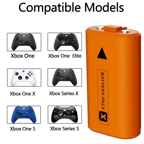 Xbox Battery for Xbox Series X/S Xbox One Xbox One S Xbox One X Xbox One Elite Wireless Controller R