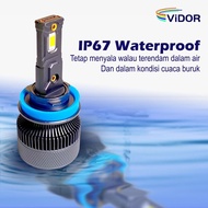 LAMPU HEADLAMP FOGLAMP LED MOBIL VIDOR CSP LED Z1 H8 H9 H11 H16 H27 WATT 45 W 45W 3 WARNA PUTIH KUNI
