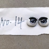 Rainbow Doll Eyes Shiny Alive Sparkly Doll Eyes With Eyelashes Original Doll Replacement Eyes Balls