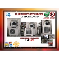 York 2.5HP Cassette Type Second Hand Aircond AC888/Used Aircond/Selangor/KL Valley/Gombak/PJ/Office/Shoplet/2.5HP