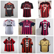 2005-06 08-09 12-13 13-14 Season AC Milan Retro Home Away Jersey Football Shevchenko Inzaghi Kaka Sh
