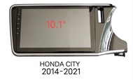 กรอบจอแอนดรอยด์ หน้ากากวิทยุ หน้ากากวิทยุรถยนต์ HONDA CITY ปี 2014-2021 สำหรับเปลี่ยนเครื่องเล่นจอ Android 10"