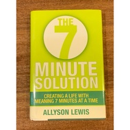 THE 7 MINUTE SOLUTION CREATING A LIFE WITH MEANING 7 MINUTES AT A TIME book by ALLYSON LEWIS