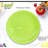 Melamine Plate 8 Inch Lotusdaun 9 Inch/ - Flat Plate - Serving Plate - Golden Dragon P1308 / P1309