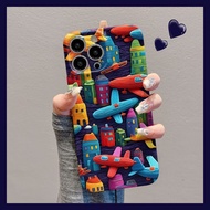 简约飞机16promax新款手机壳15Plus/13mini1412菲林壳 Minimalist airplane design 16promax new phone case 15Plus/13mi