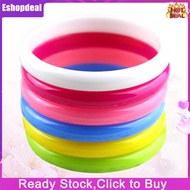 Eshopdeal [Sale] 6pcs Bangle Bracelets Candy Color Bracelet Party Favors Jewelry Wrist Bands Gift ( )