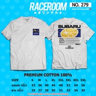 Raceroom White T-shirt No Biased Cotton100 Subaru-279 Tshirt Jersey