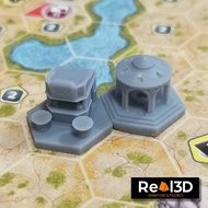 Kiosk & Pavillon For Ark Nova Game Board
