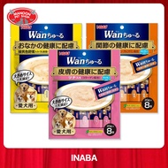 INABA Wan Churu all Flavor ขนมหมาเลียสำหรับสุนัขโต 1 ปีขึ้นไป ขนาด 20 กรัม x 8 ซอง