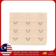 Sambungan Bra 3 Hook 3 Baris • Skin & Black • Extra Panjang & Selesa