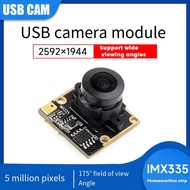 IMX335 USB Camera Module 5MP 2K Video Recording 175° Wide Angle 2592x1944 for 5