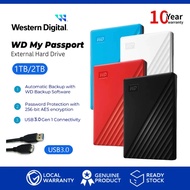 Western Digital Original External Hard Drive 1TB 2TB USB 3.0 HDD WD Portable 2.5" Hard Drive Externa