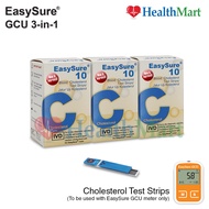 EasySure Cholesterol Test Strips (10's x 3) TRIPLE-PACK (NEW & IMPROVED)FOC lancet 100’s /Expiry-02/