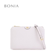 Bonia White Adelina Sling Bag | Bag Silang Putih