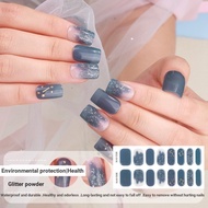 French gel Manicure Stickers Half-Baked Three-Dimensional UV Lighting Semi-Curing Nail Stickers gel 